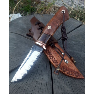 ДУБОВИК ніж ручної роботи майстра Павла Гончаренка, сталь к110 у ламінаті 61 HRC. Photo 3